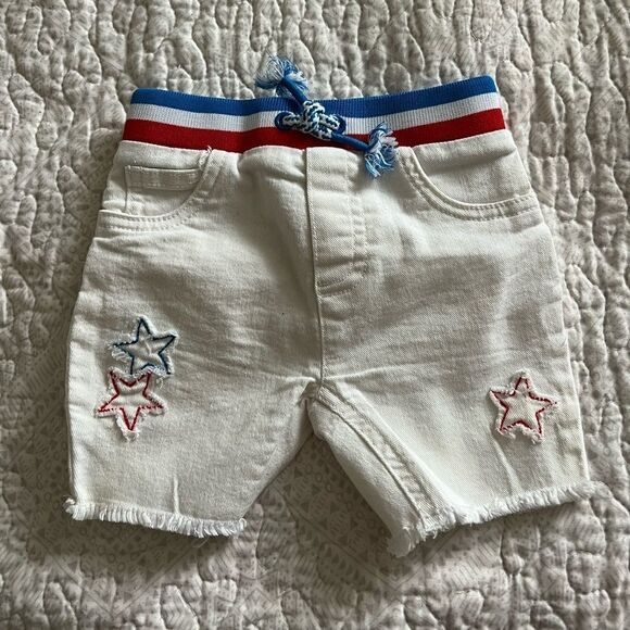 First Impressions Boy's Size 6-9 Mo Denim Shorts - Picture 1 of 4